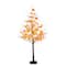 5ft. Pre-Lit Autumn Maple Artificial Fall Tree with Berries and 96 Warm White LED Lights